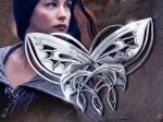 World Cinema - The Lord of the Rings - Jewellery - Gold and Silver - The Evenstar Pendant of Arwen. Elven Arwen Butterfly Necklace inspired by Arwen Butterfly PinThe fineness of this butterfly shines like the incomparable beauty queen Arwen elf trilogy Lord of the Rings.
