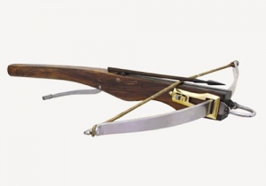 Great Crossbow ram's head, Medieval - Arcs and Crossbows - Crossbows - Decorative reconstruction of  a medieval crossbow. 
One bolt is included.
This item is for decoration only.