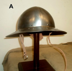 helmet Crossbow, Armours - Medieval Helmets - Crossbow helmet to protect the steel head, fully wash hand wearable.