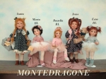 Collectible Porcelain Dolls - Porcelain Dolls (New) - Porcelain dolls Limited series of 30 pieces Height ": 50 cm Character porcelain bisque, Montedragone collection.