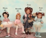 Collectible Porcelain Dolls - Porcelain Dolls (New) - Dancers, porcelain dolls of bisque, Montedragone collection, the porcelain doll is made as shown in the image shown.