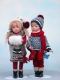Bambini in Inverno, Bambole in porcelana
