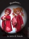 Bambole porcellana da collezione - Bambole in porcellana, Novità - Bambole da collezione in porcellana di biscuit, altezza 29 cm. Bambini a Natale,