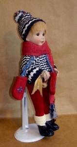 Baby in Winter, Porcelain Dolls, Collectible Porcelain Dolls - Porcelain Dolls (New) - Baby in Winter, Porcelain Dolls Dimensions: 29 cm, Collectible dolls porcelain bisque,