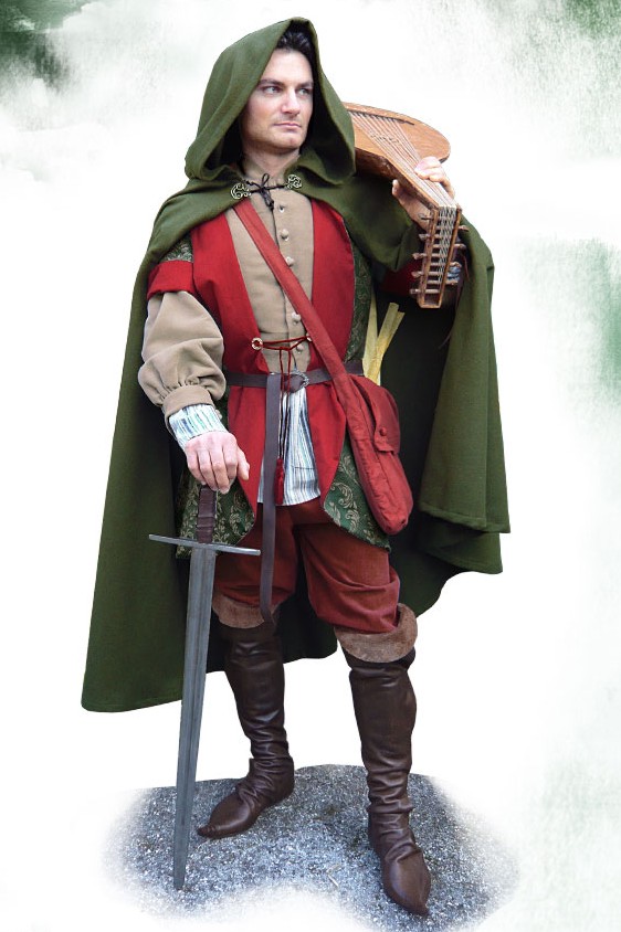 Medieval Bard Clothing