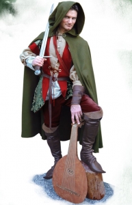 Costume Bard, Medieval - Medieval Clothing - Medieval Fantasy Costumes - Bard costume.