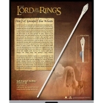World Cinema - Hobbit Collection - Staff of Gandalf the withe, after Gandalf’s escape he possessed a new staff but it too was lost when he was slain in Khazaò-dum while doing battle with the Balrog.