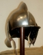Armours - Medieval Helmets - Burgonet helmet for armor, helmet called Burgundy, is a type helmet with headgear, face uncovered.