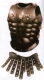 Antica Roma - Armature Romane - Busto in Cuoio e cintura tipo di armatura a protezione del corpo, in epoca romana questo modello venne adottato dagli ufficiali superiori, si presta a diverse taglie.