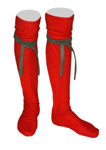 Socks XIII-XV, Medieval - Medieval Clothing - Medieval Women Costumes - Wool socks, no elastic.