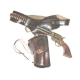 One-holster gunbelt
