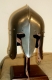 Armours - Medieval Helmets - Sallet to Venetian, attached to the head marked by a rib midway between the hairline and neck.