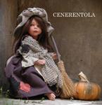Collectible Porcelain Dolls - Dolls Porcelain Fairy Tales - Cinderella porcelain doll, Doll porcelain fairy tales (bisque), sitting, limited edition of 300 copies, Height 36 cm,