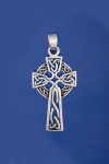 Jewellery - Celtic Jewellery - Celtic cross pendant Silver 925/100 size: 4.5cm x 2cm,