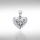 Gioielli - Gioielli Celtici - Ciondolo a rappresentare il cuore celtico, simbolo d'amore eterno, Argento 925/100. Misure: 1,9 cm.