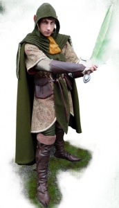 Costume da Elfo guerriero, Medioevo - Abbigliamento medievale - Costumi Fantasy Medievali - Costume elfico guerriero.