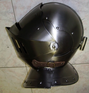 Helmet armor, Armours - Medieval Helmets - Helmet Men's D arms of the fifteenth century, in use in Italy in the fifteenth century. Dimensions: 30x31x35