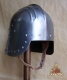 Armature elmi scudi - Elmi medievali - Elmo Indossabile, spessore: 1,2 mm 

indicare nelle note la circonferenza della testa