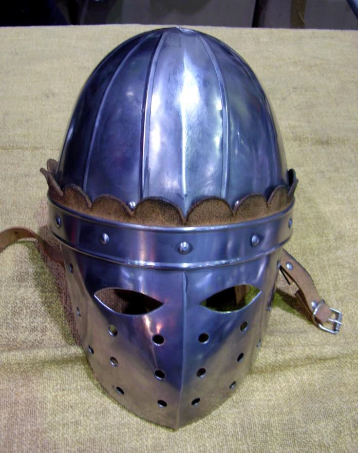 Details about   Armor Helmet 18GA Medieval Norman Viking Helmet Halloween Costume Nasal Helmet 