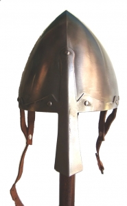 Elmo Normanno, Armature elmi scudi - Elmi medievali - Elmo Indossabile, spessore: 1,2 mm 

indicare nelle note la circonferenza della testa