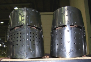 Helmet Templar, Armours - Medieval Helmets - Wearable helmet, thickness: 1.2 mm

indicate the circumference of the head in the notes