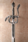 Swords and Ancient Weapons - Collectible swords historical - Philip II sword forged by master blacksmith Sebastian Hernandez Toledo.
