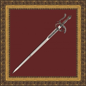 Felipe II Silver Sword, Swords and Ancient Weapons - Collectible swords historical - Philip II sword forged by master blacksmith Sebastian Hernandez Toledo.