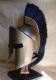 Ancient Rome - Greek Armour - Spartan helmet, fully wearable, metal helmet size only: 22 x 29 x 36 cm.