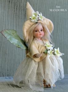 Fairy Almond, Porcelain Fairy Dolls - Porcelain Fairy - Porcelain Fairies (Small) - Fairy Porcelain bisque height: 18/24 cm.