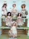 Bambole porcellana da collezione - Bambole in porcellana, Novità - Bambole da collezione in porcellana di biscuit, altezza 21 cm.