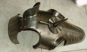 Medieval Horse Armor - Chamfron, Armours - Medieval Body Armour - Medieval Horse Armor (Chamfron) head protection of the medieval armored horse. Part of horse armor, armor that covered a horses head and face,