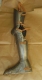Armature elmi scudi - Parti di Armatura - Parte di armatura a protezione della gamba, cosciale, ginocchietto con aletta, schiniere e scarpa, il tutto articolate,