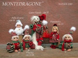 Mistletoe - Snowball, Porcelain Fairy Dolls - Porcelain Angels Dolls - Characters collectible porcelain bisque, height: 14/18 cm