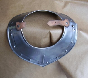 Medieval Gorget, Armours - Medieval Body Armour - Gorgets collar, a part of armor that is worn over the jacket or the collar. Entirely made of wrought iron hand,