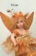 Porcelain Fairy Dolls - Porcelain Ethnic Dolls - Montedragone bisque porcelain doll. Height: 33cm.