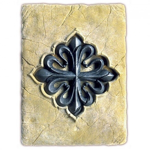 Tile Templar, Medieval - Templars - Templars Objects - Tile resin, historical object in resin,