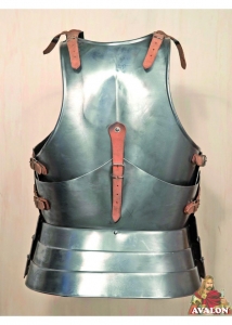 Cuirass Medieval Front & Back Plate Armor, Armours - Medieval Body Armour - Cuirass Medieval Front & Back Plate Armor, attached with groundwater in three layers, milanese cuirass, reproduction of armour.