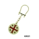 Jewellery - Templar Medieval - Templar pendant. Made of metal enamelled with hypoallergenic treatment, comes with his collar cotton.