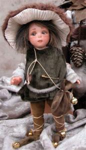 Leccino, Porcelain Fairy Dolls - Porcelain Fairies Elves - Montedragone in porcellana di bisquit.
