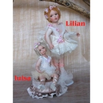 Collectible Porcelain Dolls - Porcelain Dolls (New) - Bisque porcelain doll collection Montedragone. Height: 30 cm.