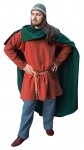 Medioevo - Abbigliamento medievale - Costumi Medievali (uomo) - Mantello in lana, stile comune durante "i secoli buoi"