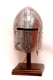 Armature elmi scudi - Elmi medievali - Elmo medievale da combattimento con visiera ribaltabile e fessure per gli occhi. Apribile anche dalla parte inferiore. Provvisto di calotta interna in cuoio regolabile per essere indossato comodamente.