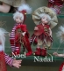 Nadal e Noel, bambole in porcellana