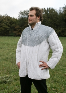 Medieval Gorget - Chainmail Armor, Armours - Medieval Body Armour - Medieval Gorget (Chainmail) pieces of armor to protect the neck usually above the coat or jacket,
