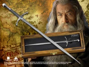The Hobbit, Tagliacarte Glamdring, Mondo del Cinema - Hobbit Collection - Tagliacarte da collezione Glamdring™, fornito con scatola in legno.