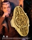 Mondo del Cinema - Hobbit Gioielli - Anello di Eirond, Anello Argento placcato Oro, serie Hobbit, viene fornito con cofanetto in legno da collezione Hobbit.