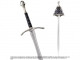 World Cinema - Hobbit Collection - Full size prop replica. Stainless steel blade. Comes with diecast metal wall display. Sword measures 47 inches long.