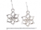 World Cinema - Hobbit Jewelry - GALADRIEL Flower Earrings, crafted in sterling silver. Comes with box set collection Hobbit.