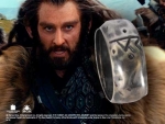 Mondo del Cinema - Hobbit Gioielli - Anello di Thorin, anello in argento, viene fornito con cofanetto della collezione Hobbit.