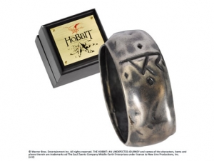 Anello fascia di Thorin in argento, Mondo del Cinema - Hobbit Gioielli - Anello di Thorin, anello in argento, viene fornito con cofanetto della collezione Hobbit.
